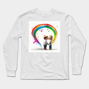 [AI Art] Best learned young: love is love Long Sleeve T-Shirt